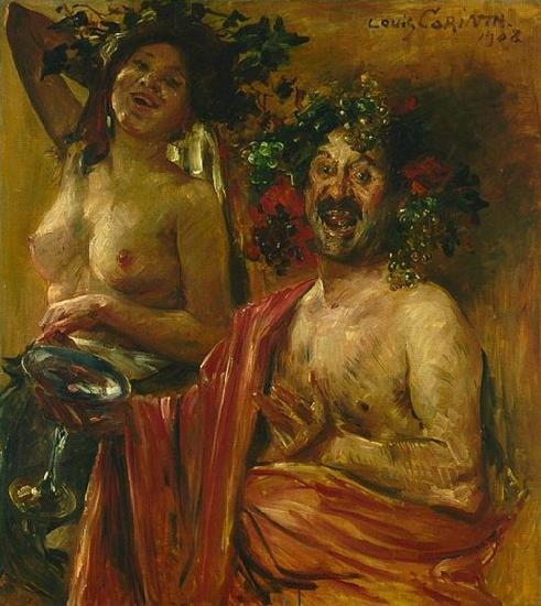 Lovis Corinth Bacchantenpaar oil painting picture